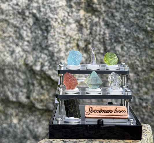Crystal Specimen Treasures Box