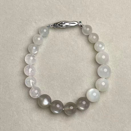 Grey & White Luna Bracelet