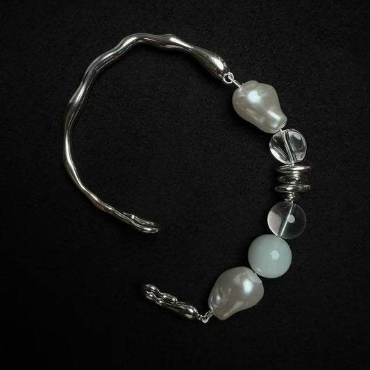 Silver Moon Aura Bracelet