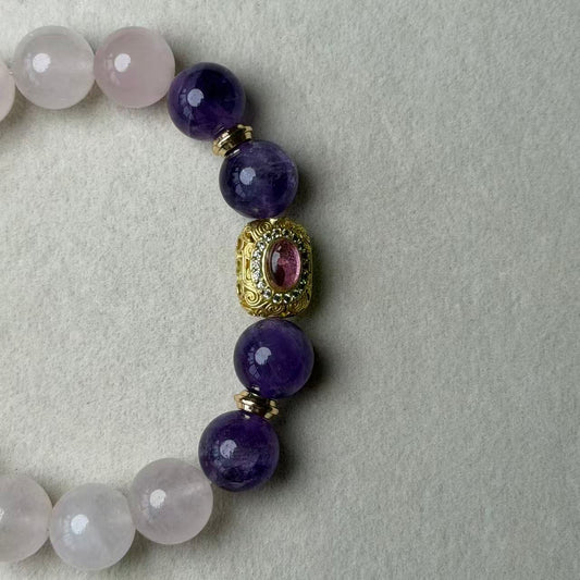 Soft Amethyst Bloom Bracelet