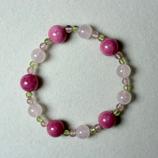 Blossom Heart Crystal Bracelet