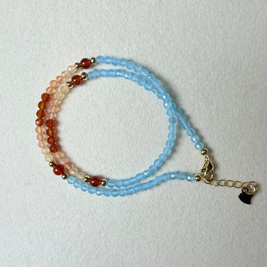Ocean Sunrise Crystal Bracelet