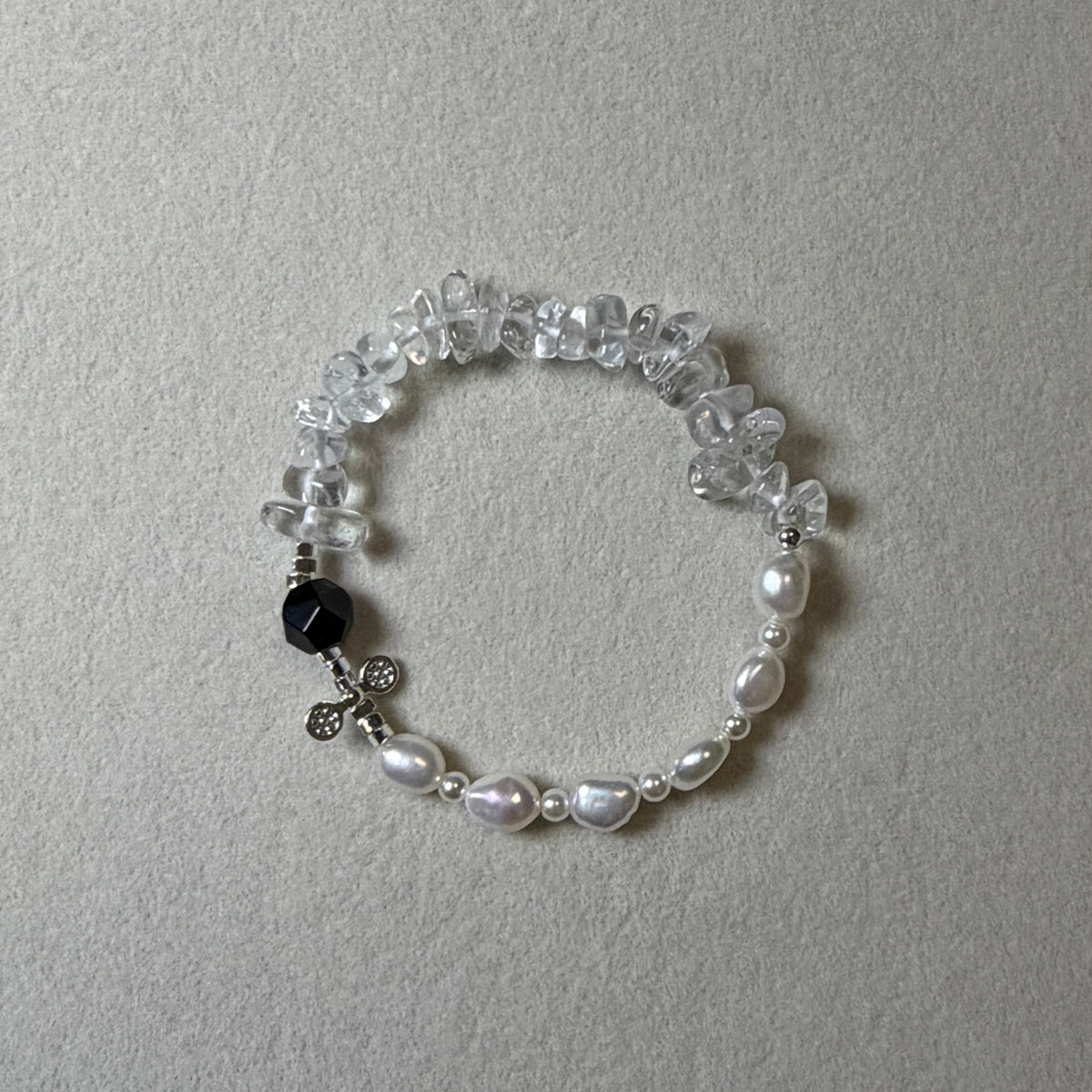 Midnight Pearl Bracelet
