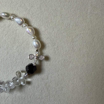 Midnight Pearl Bracelet