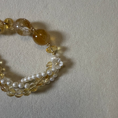 Masion Mavien Golden Blossom Bracelet