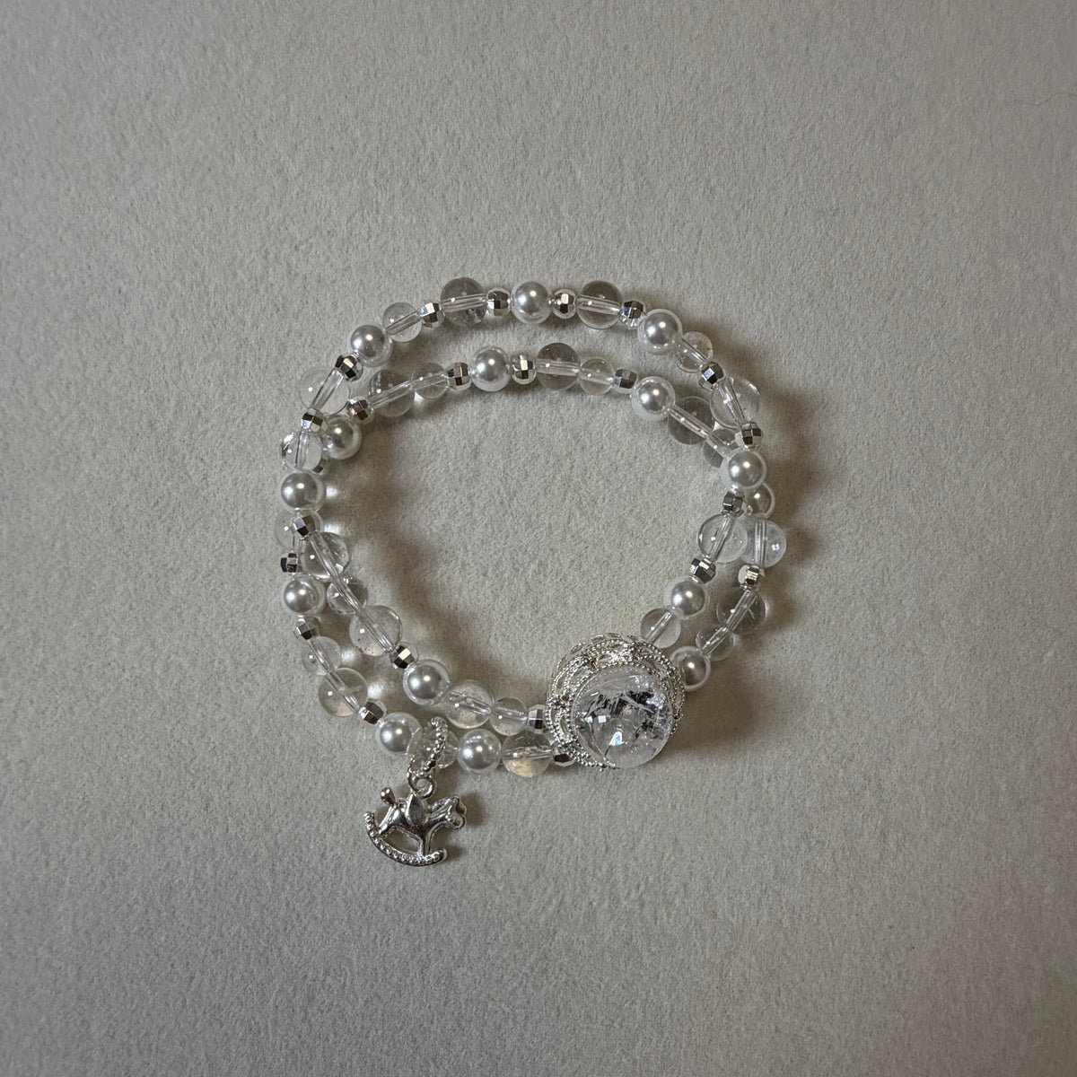 Masion Mavien Crystal Carousel Bracelet