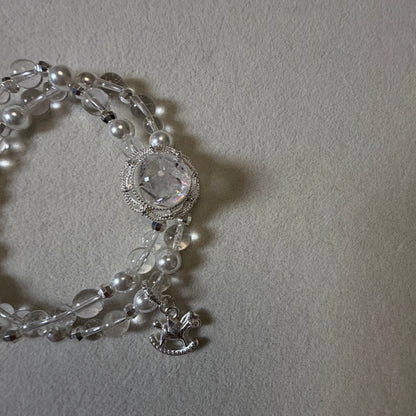 Masion Mavien Crystal Carousel Bracelet