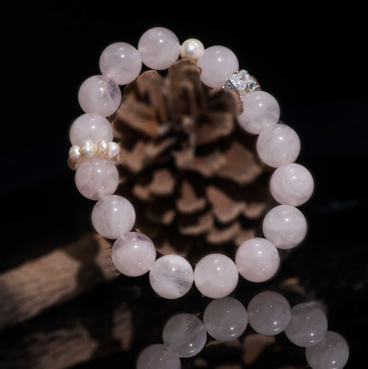 White Phantom Quartz Bracelet