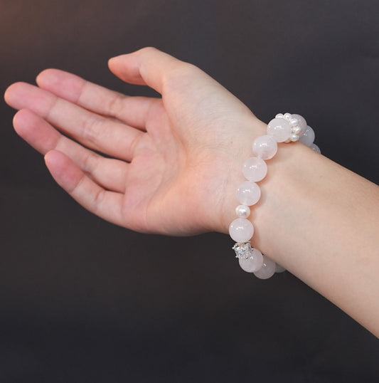 White Phantom Quartz Bracelet